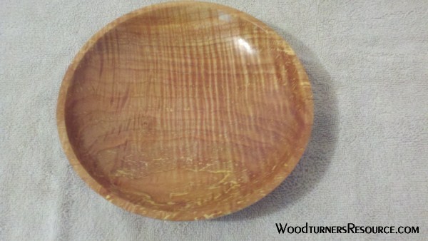 Maple stump wood bowl