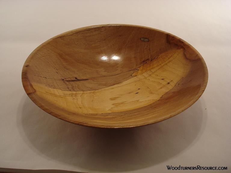 13&quot; thin walled spalted Pecan Bowl
