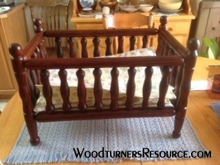 Doll Crib Vietnamese Rosewood