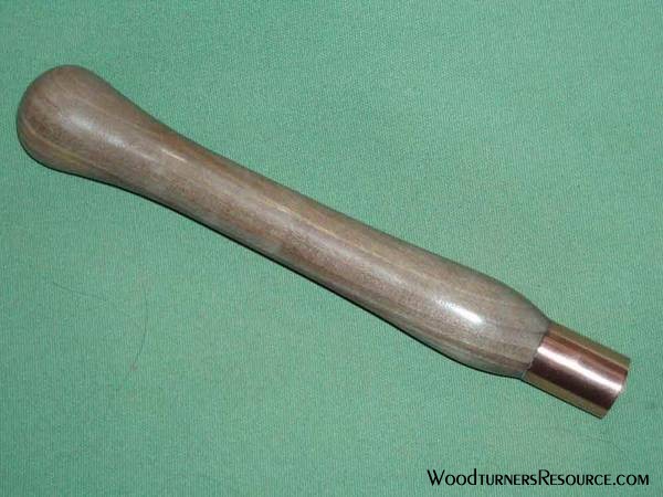 Tool Handle with copper collar/sleeve