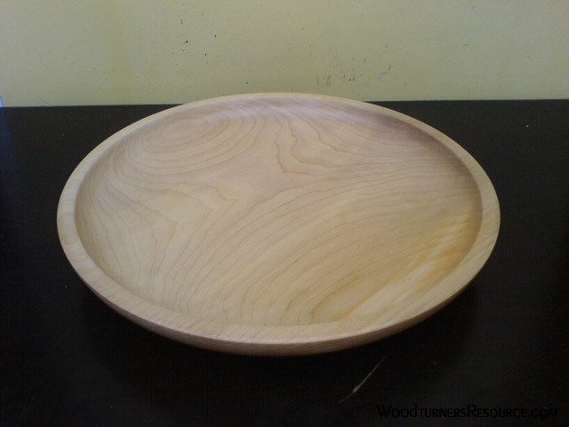 A  (I think) sycamore shallow Platter/bowl thing ;-)